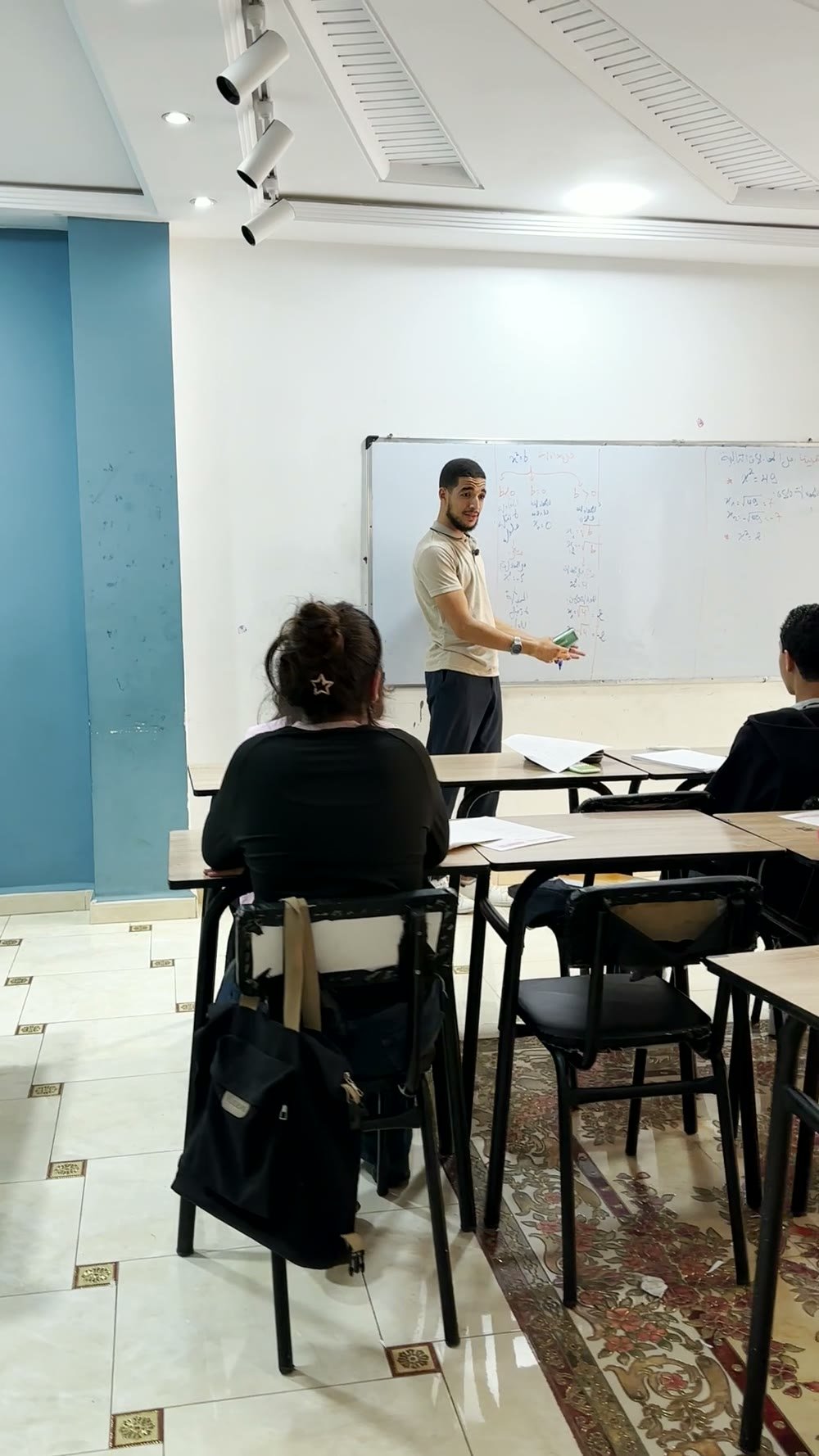 Un cours en petit groupe